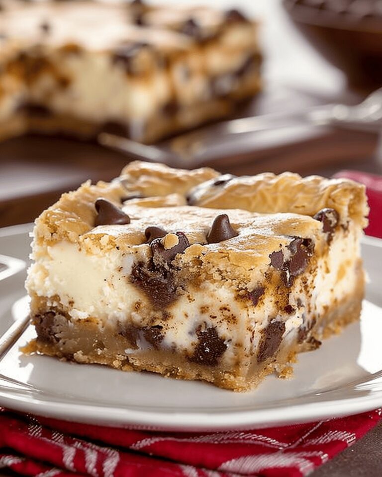 Chocolate Chip Cheesecake Bars Recipe