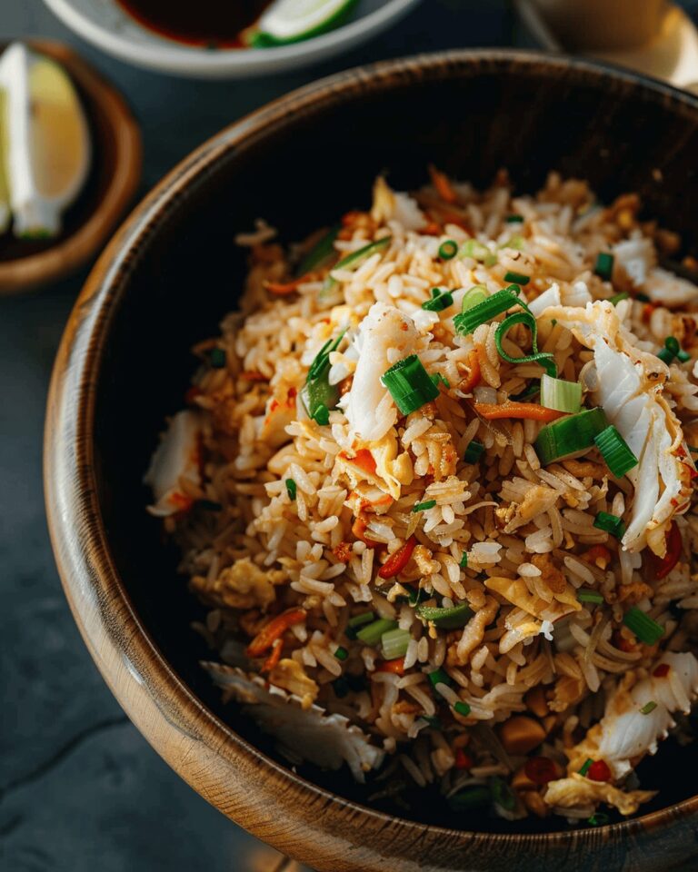 Thai Style Crab Fried Rice Recipe