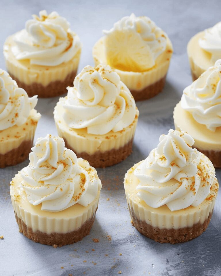 Dreamy Mini Pineapple and Condensed Coconut Milk Cheesecakes Recipe