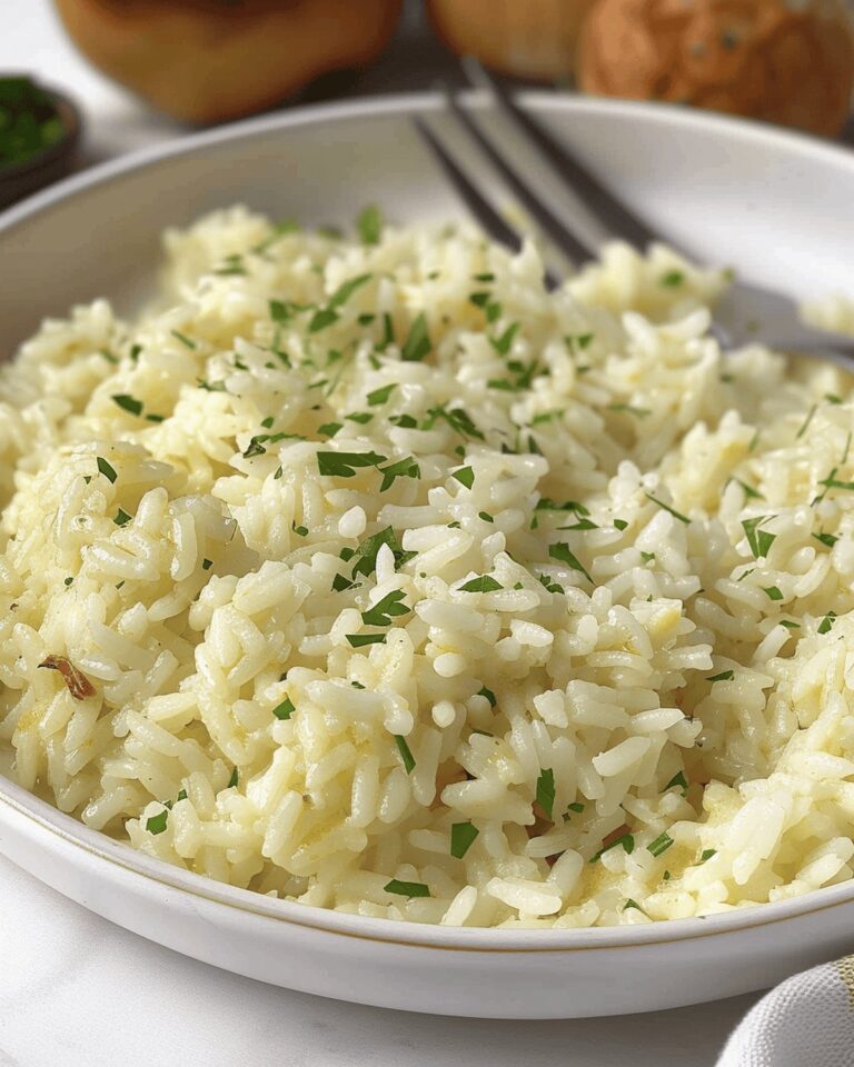 Garlic Parmesan Rice Recipe