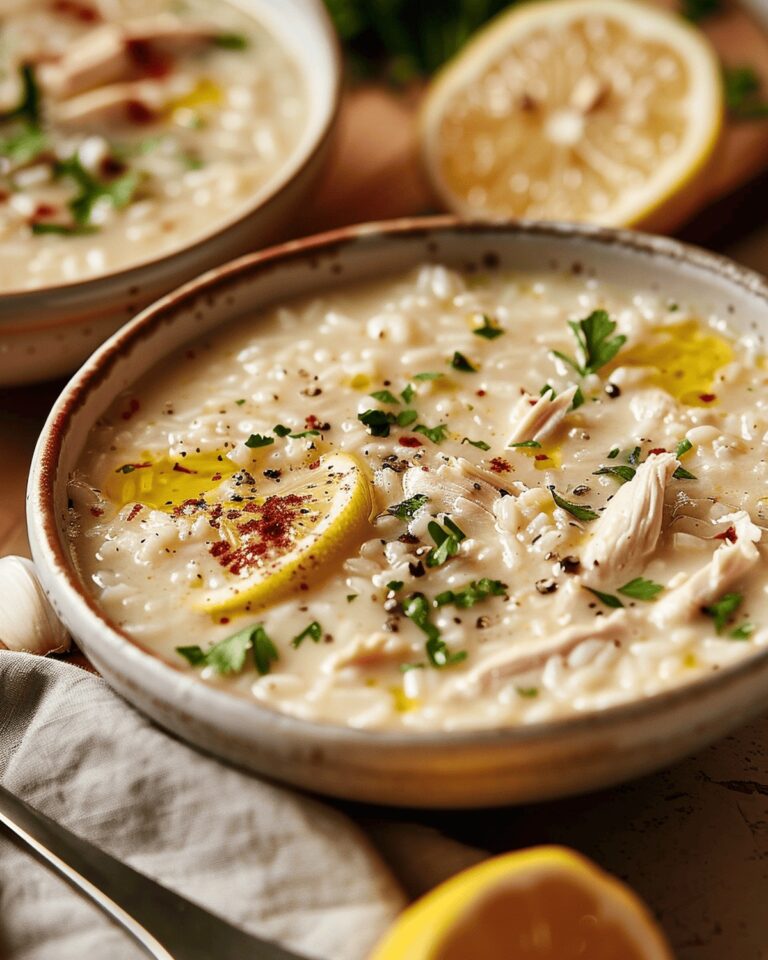 Cozy Lemon Chicken & Rice Soup Recipe