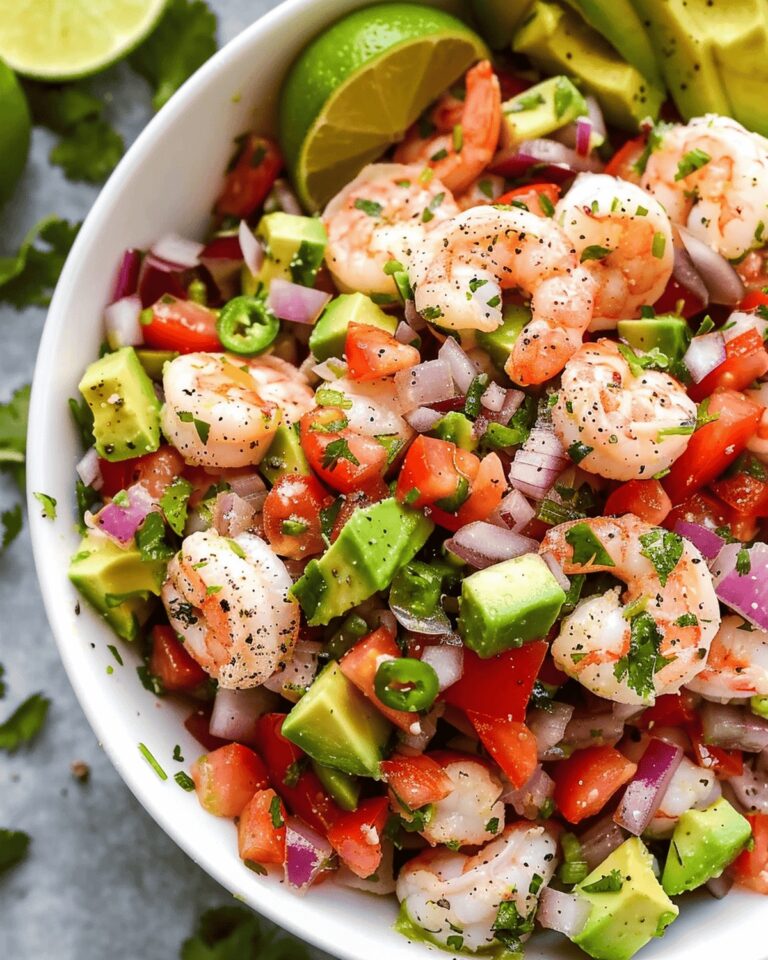 Tangy Lime Shrimp and Avocado Salad Recipe