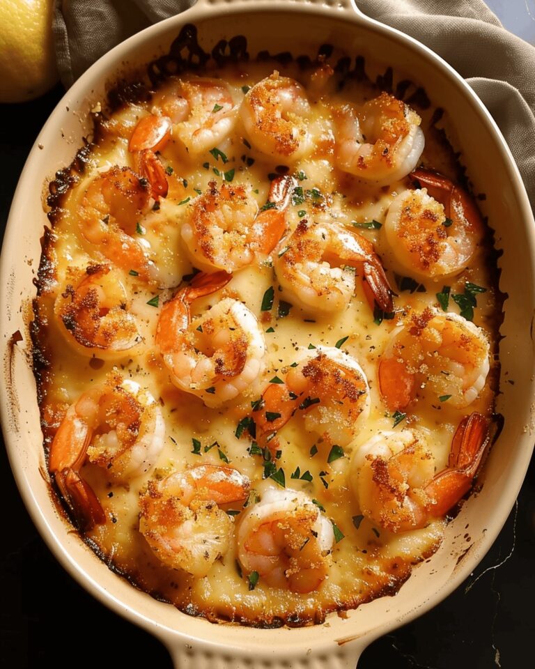 Succulent Magic Baked Shrimp in Lemon Butter Sauce Recipe