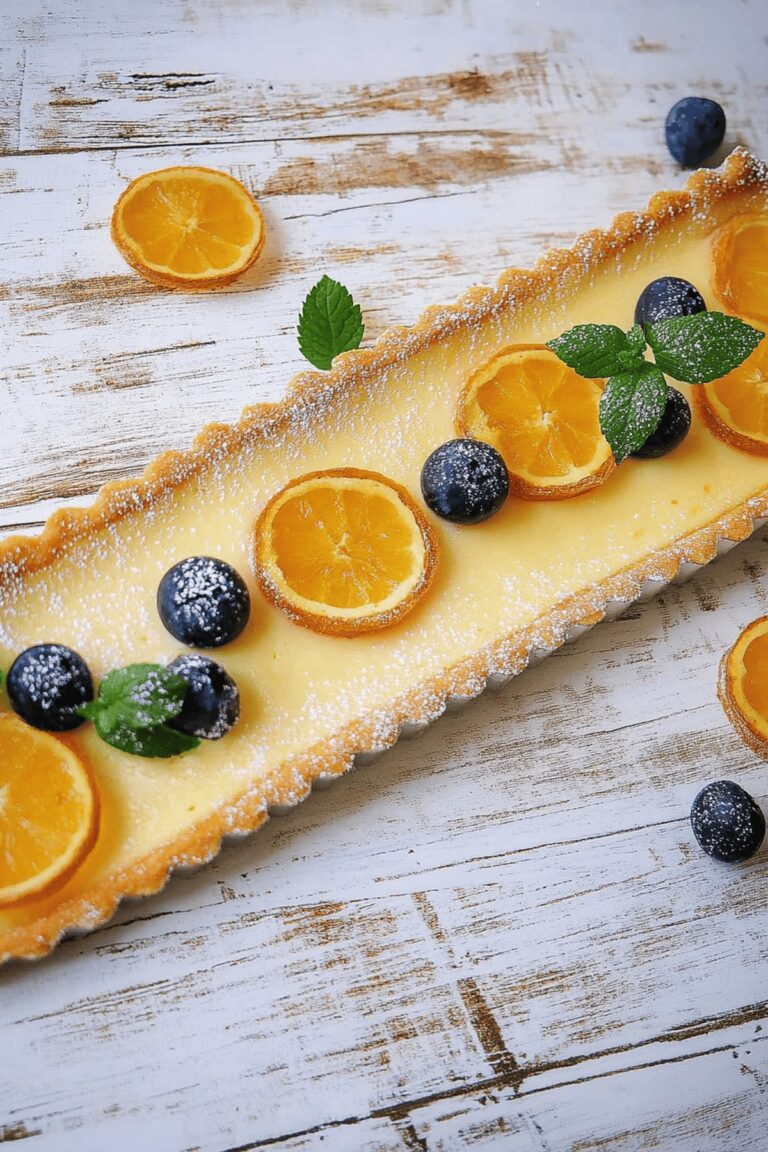 Italian Lemon Mascarpone Tart Recipe