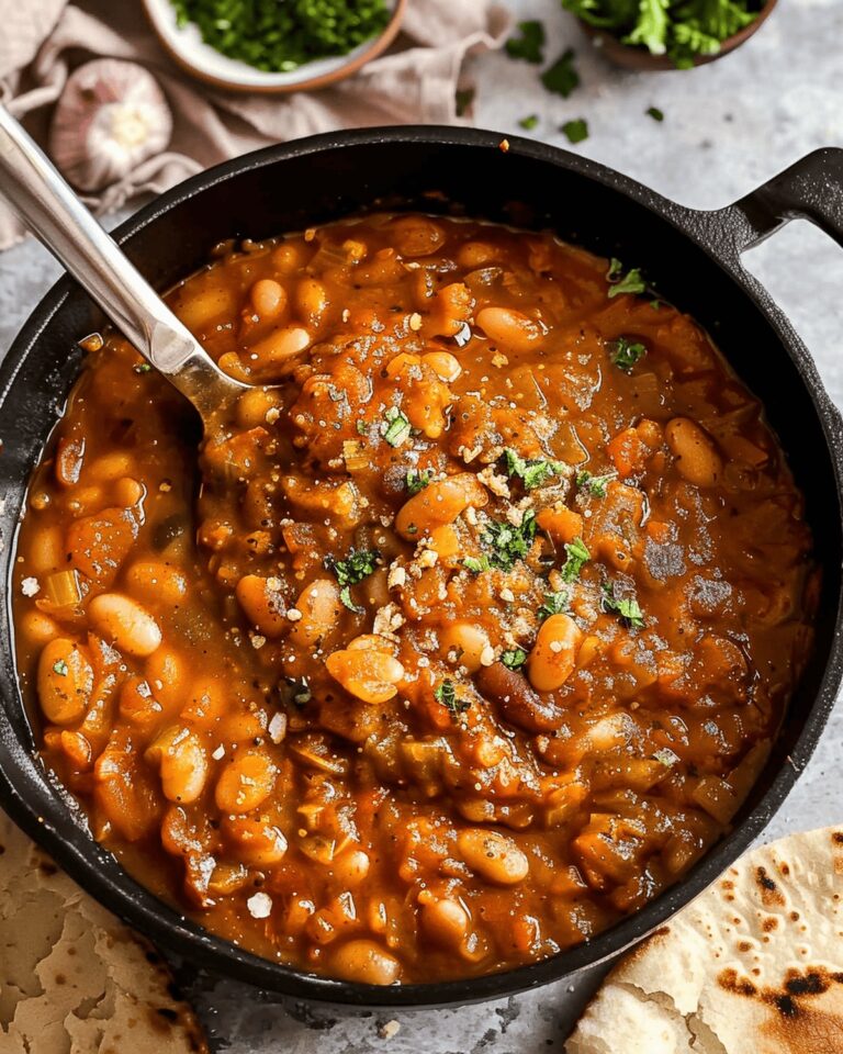 Loubia Moroccan White Bean Stew (Stovetop + Instant Pot) Recipe