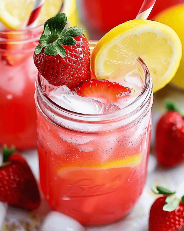 Refreshing Strawberry Coconut Water Lemonade Recipe