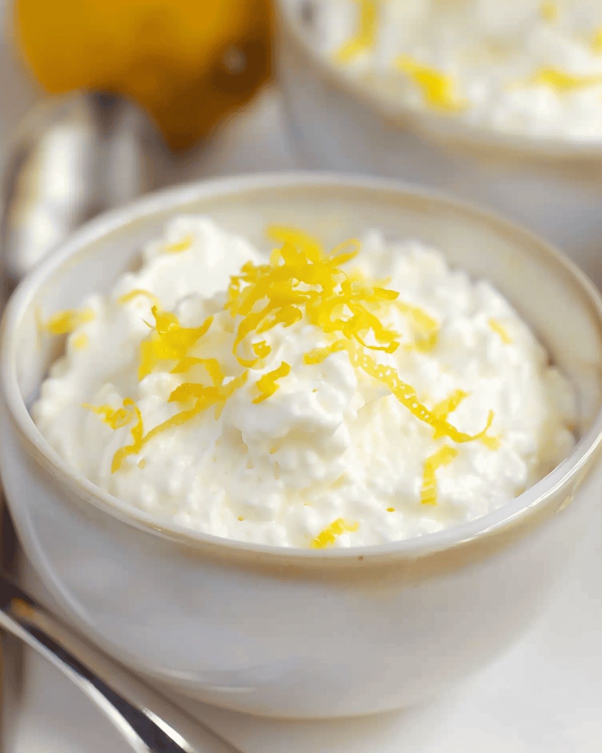 Lemon Cottage Cheese Pudding Recipe