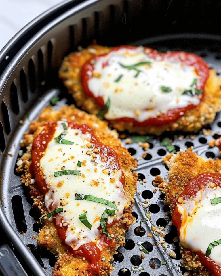 Crispy Healthy Chicken Parmesan Air Fryer Recipe