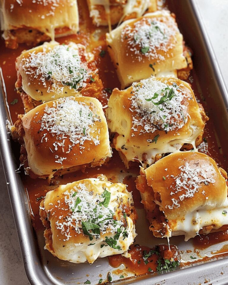 Chicken Parmesan Sliders Recipe