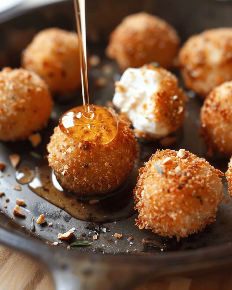 Fried Goat Cheese with Tarragon & Honey Recipe
