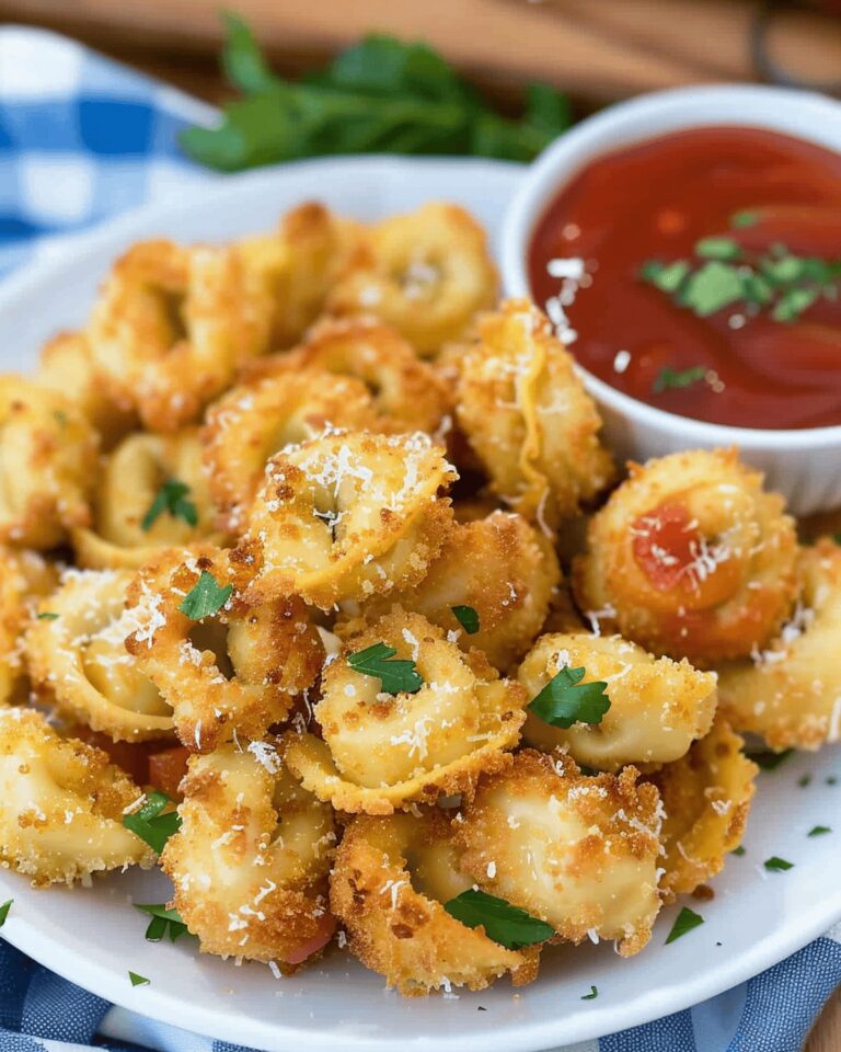 Parmesan Crusted Tortellini Bites Recipe