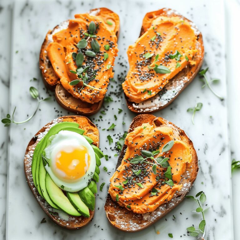 Crispy Sweet Potato Toasts Recipe