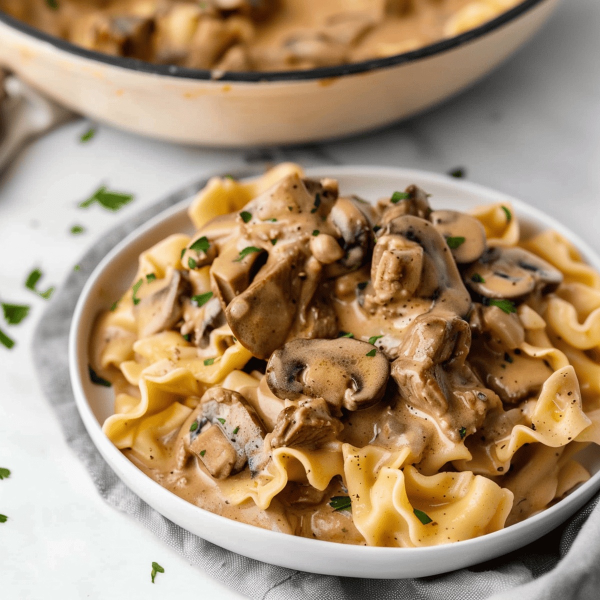 Creamy Beef Stroganoff Recipe