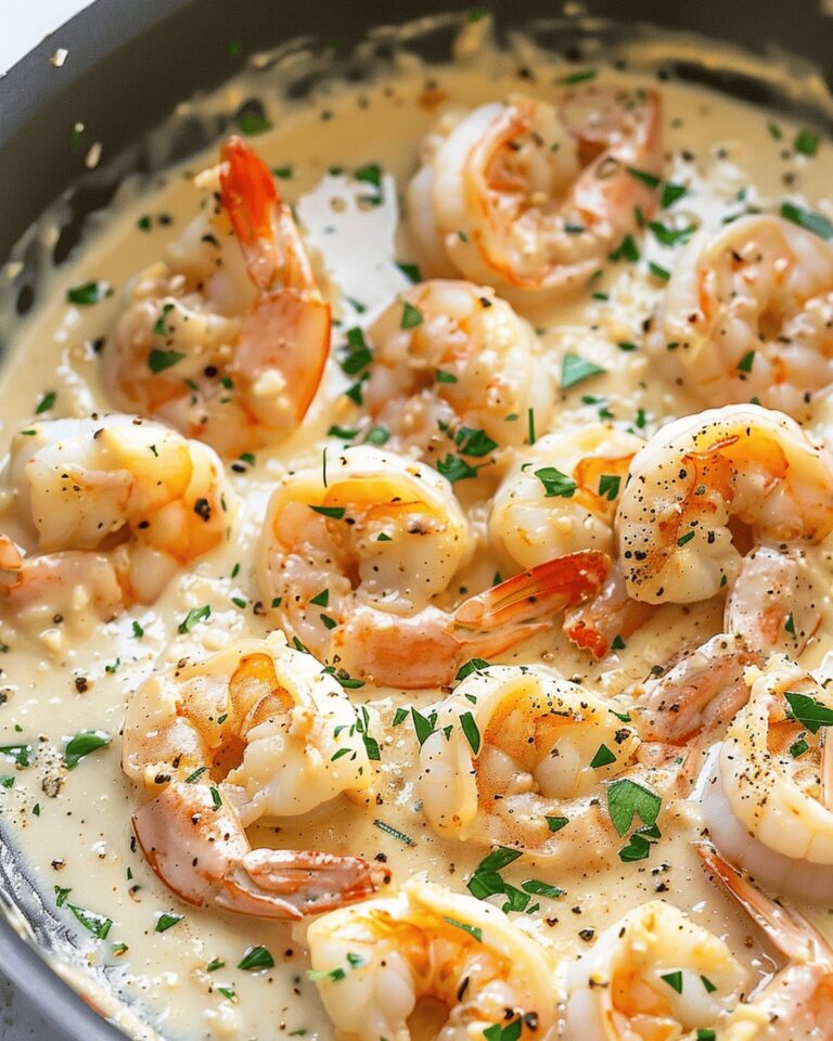 Creamy Garlic Shrimp With Parmesan (Low Carb) Recipe