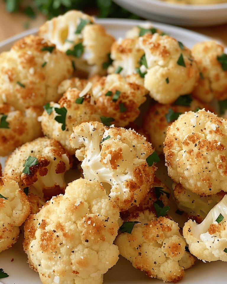 Irresistible Parmesan Cauliflower Bites Recipe