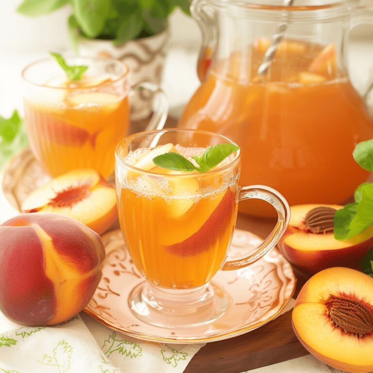 Refreshing Southern Peach Tea Recipe
