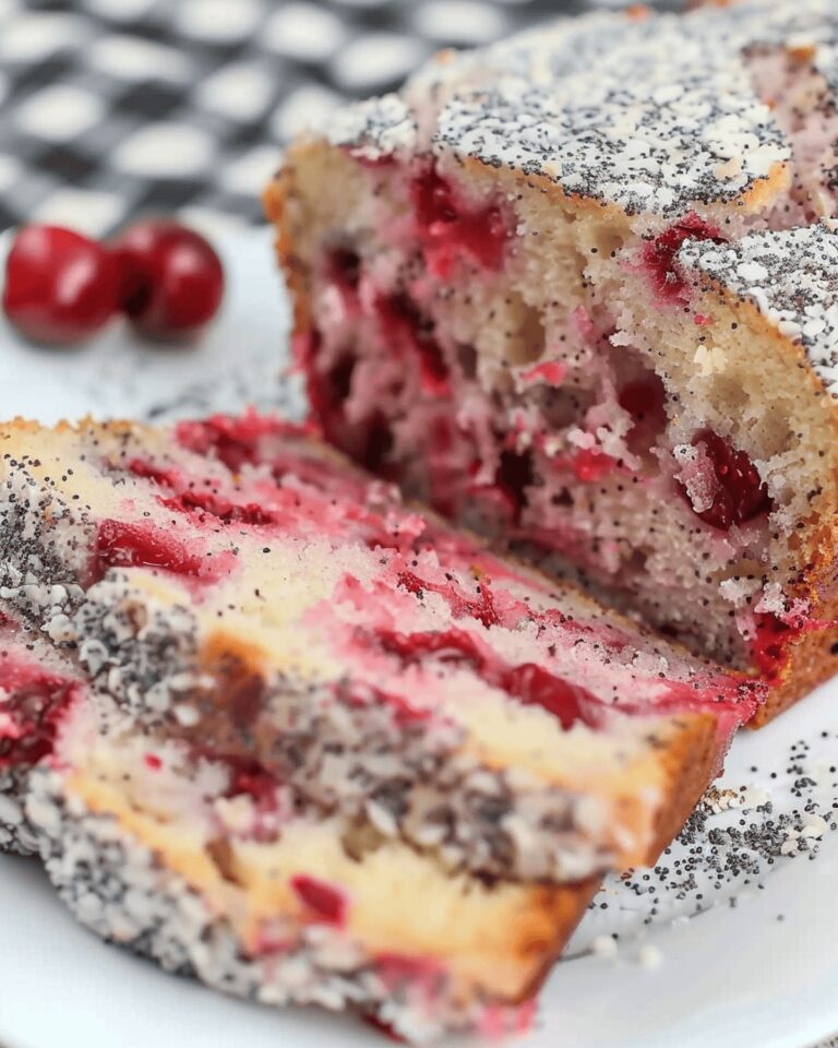Cherry Almond Poppyseed Quick Bread Recipe