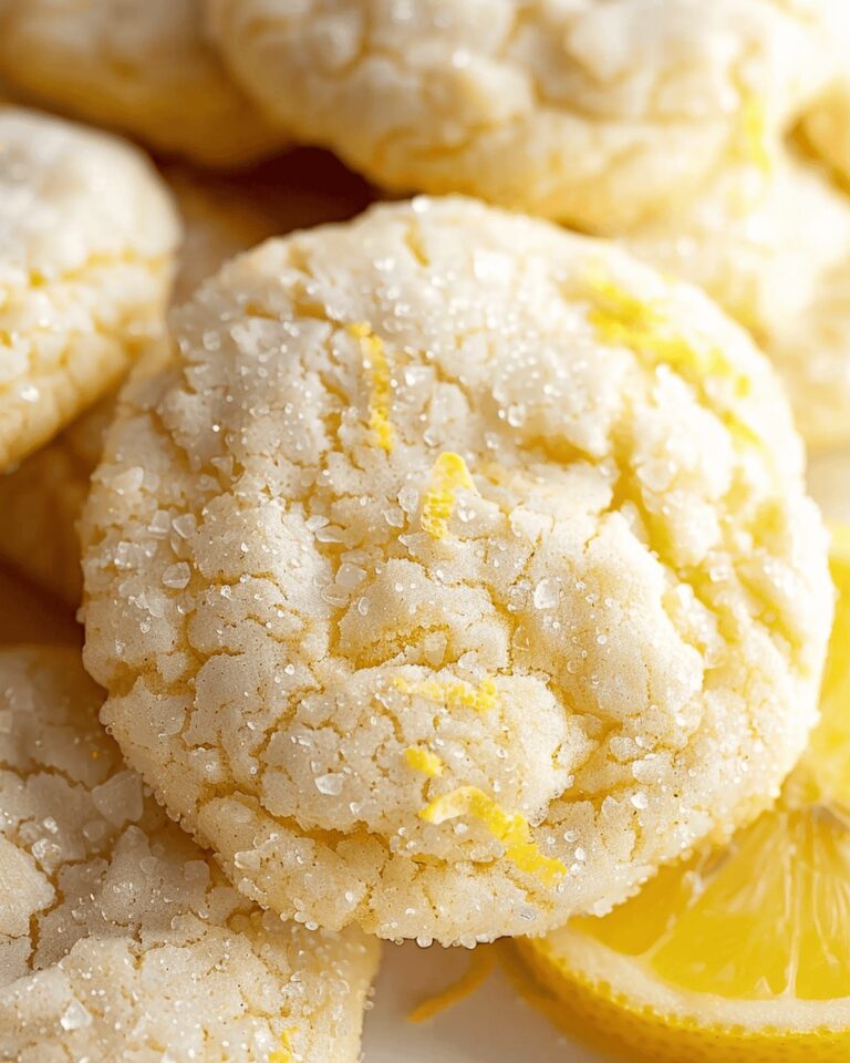Easy Lemon Sugar Cookies Recipe