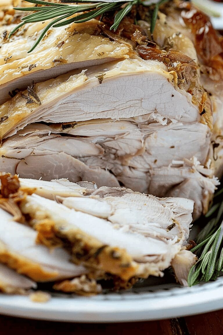Juicy Air Fryer Herb-Butter Turkey Breast Recipe