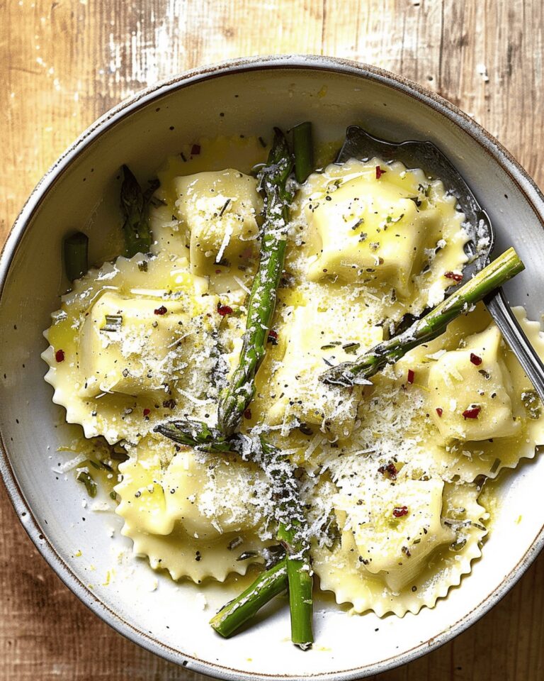 Ravioli in Lemon Parmesan Butter Recipe