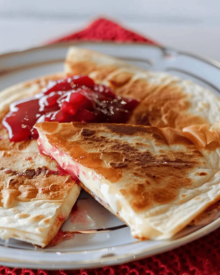 Cheesecake Quesadillas Recipe