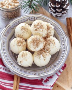 Eggnog Truffles Recipe