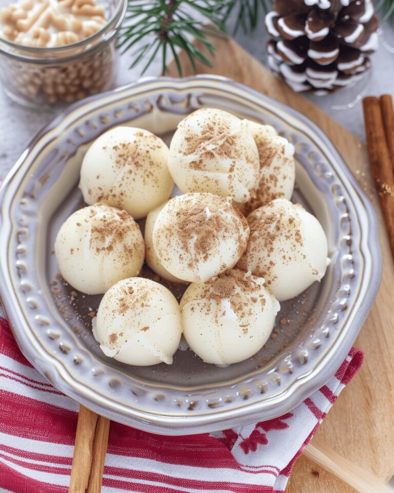Eggnog Truffles Recipe