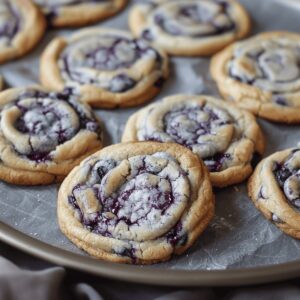 Decadent Blueberry Whirlwind Cookies Recipe