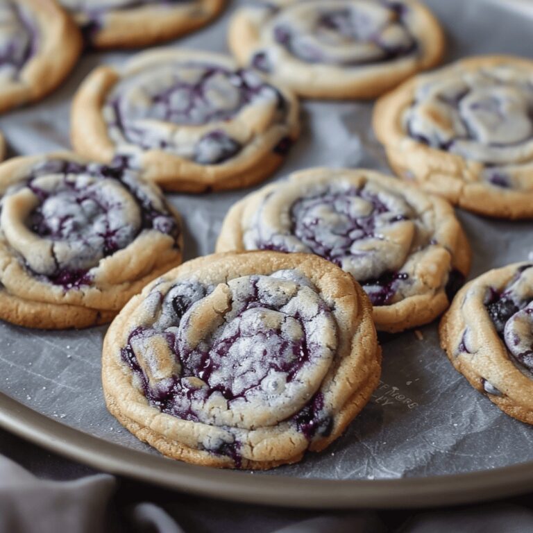 Decadent Blueberry Whirlwind Cookies Recipe