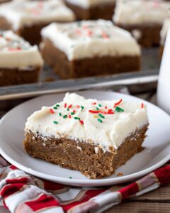 Gingerbread Cookie Bars Recipe