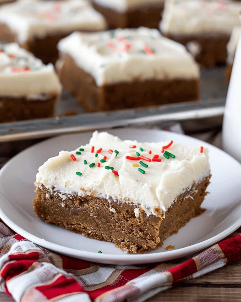 Gingerbread Cookie Bars Recipe