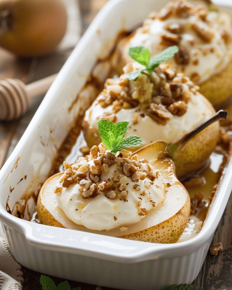 Sweet Baked Pears Recipe
