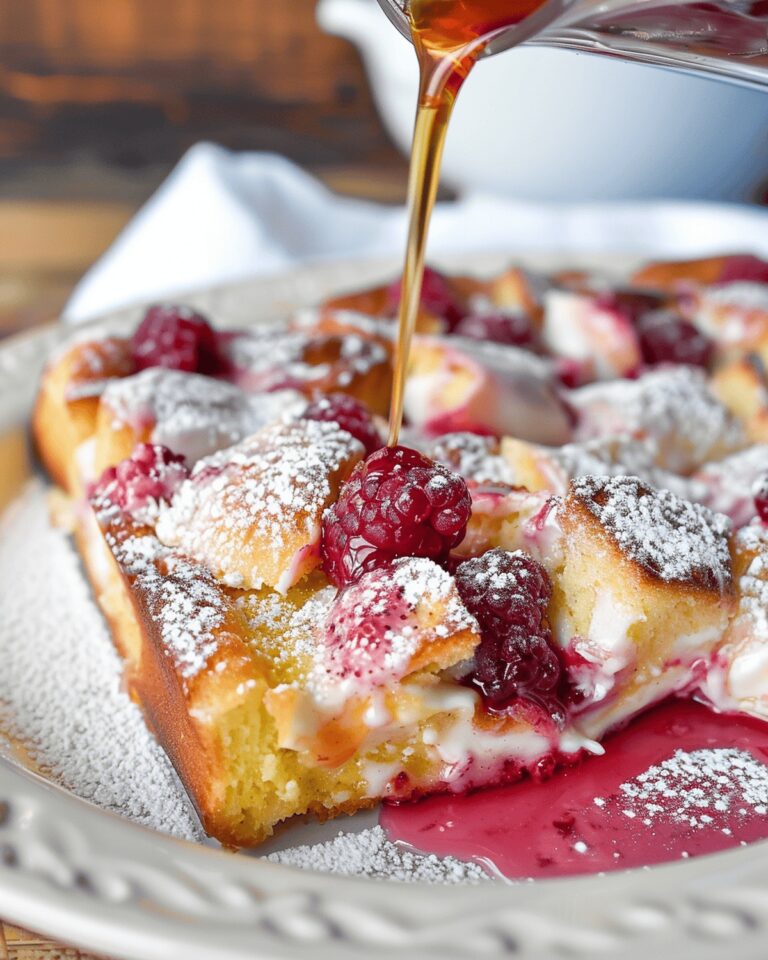 Raspberry Cheesecake French Toast Casserole Recipe