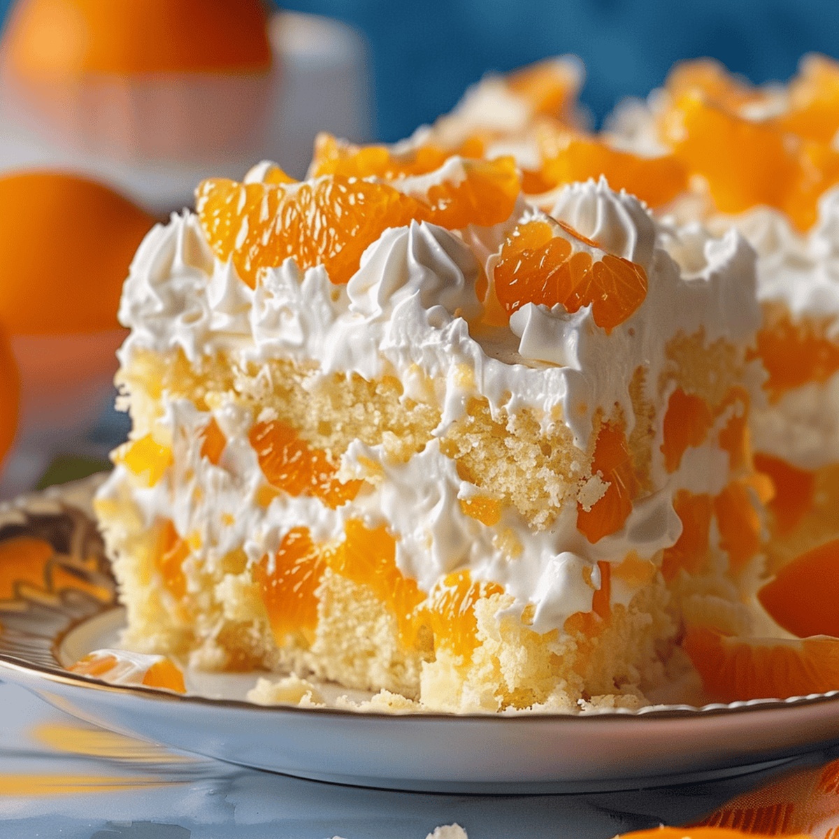 Creamy Orange Crush Poke Cake Recipe