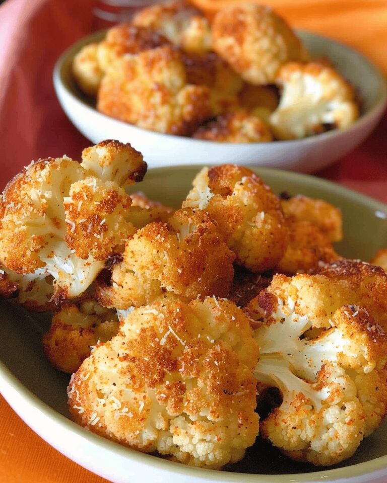 Parmesan Cauliflower Bites Recipe