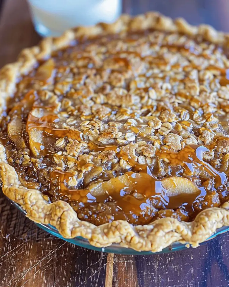 Caramel Apple Crumble Pie Recipe