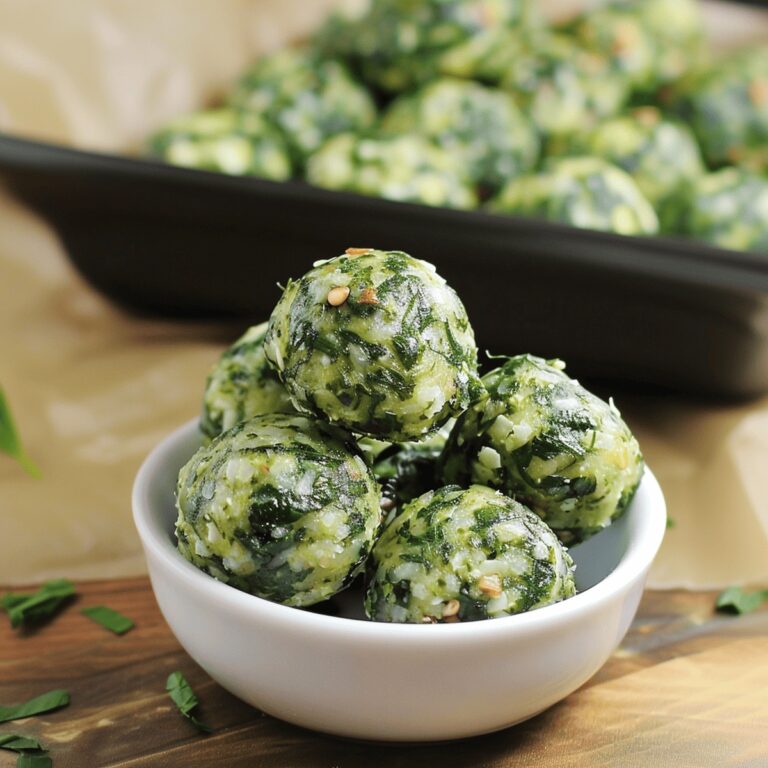 Crispy Spinach Balls Recipe
