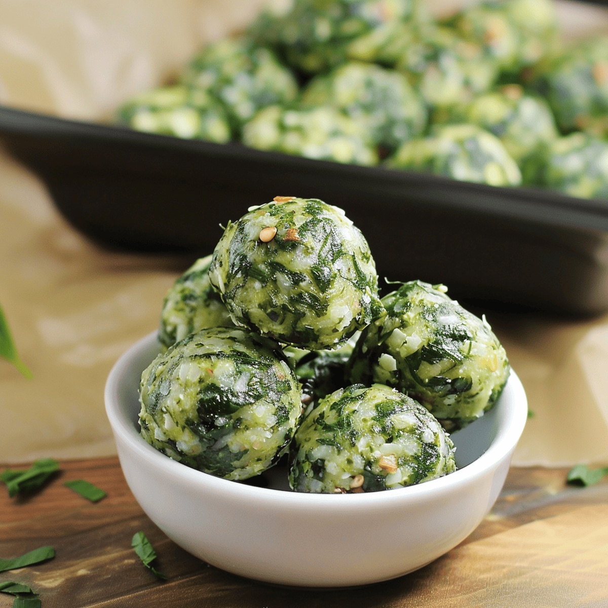 Crispy Spinach Balls Recipe