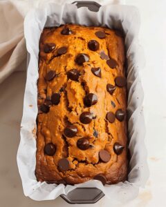 Moist Pumpkin Chip Banana Bread Recipe
