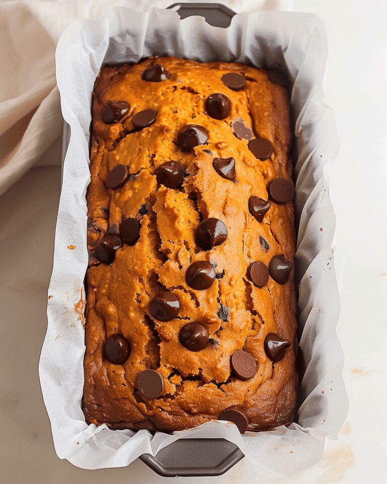 Moist Pumpkin Chip Banana Bread Recipe