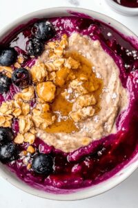 Blueberry Pie Overnight Oats Recipe