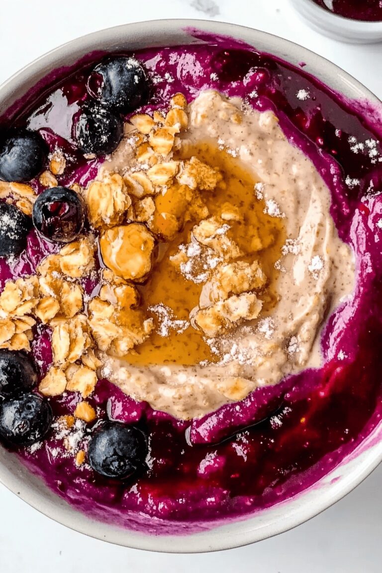 Blueberry Pie Overnight Oats Recipe