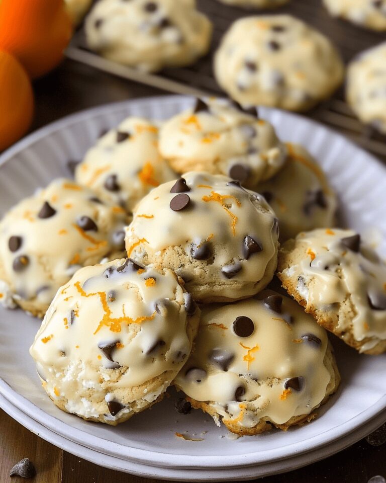 Orange Chocolate Chip Ricotta Cookies Recipe