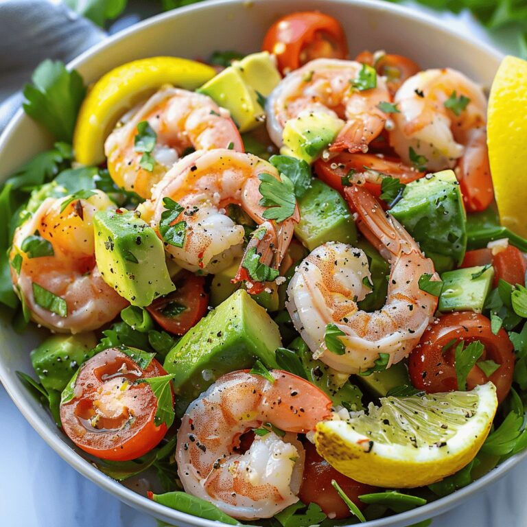 Refreshing Shrimp, Avocado & Tomato Salad Recipe