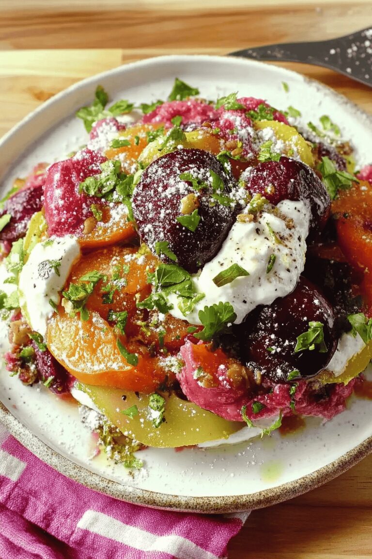 Vibrant Roasted-Beet and Citrus Salad With Ricotta and Pistachio Vinaigrette Recipe