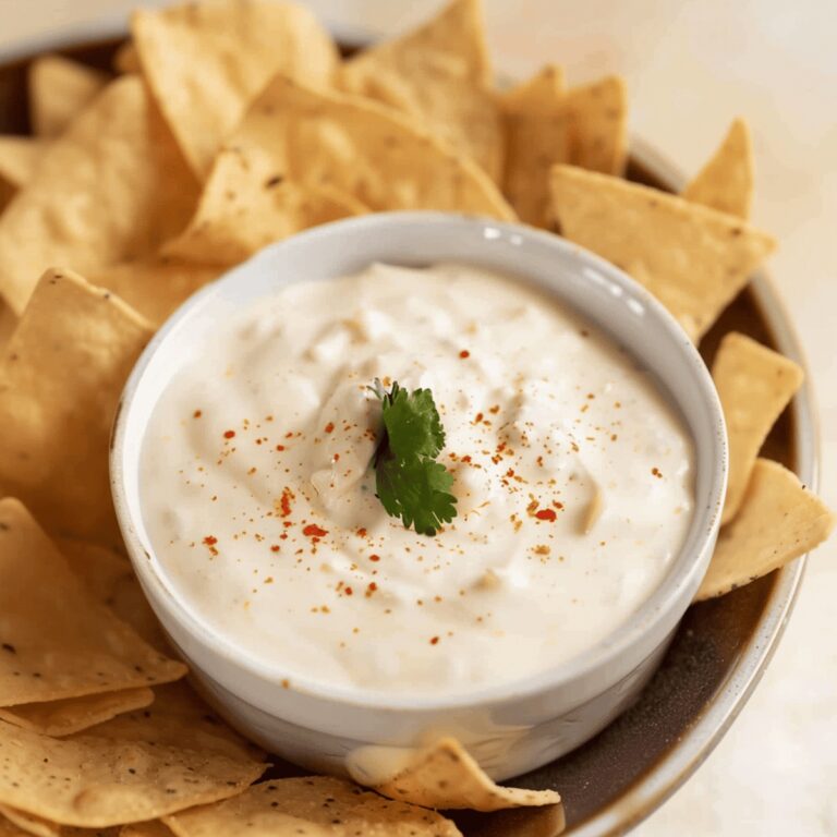 Irresistible Mexican White Cheese Dip Recipe