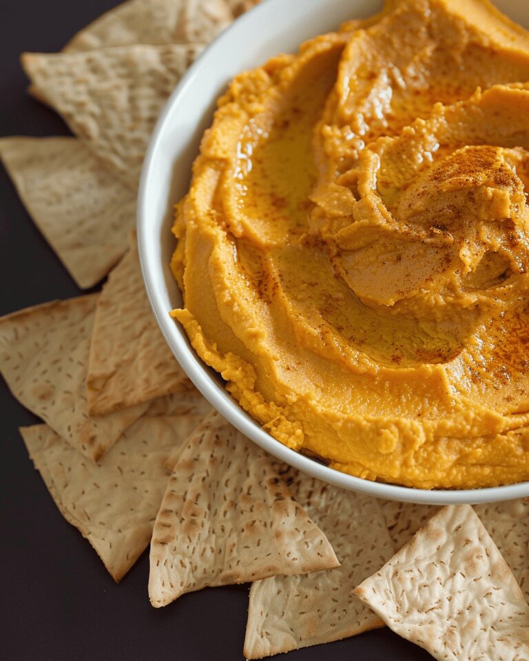 Vibrant Sweet Potato Hummus Recipe