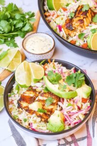 Low Carb Fish Taco Bowls Recipe