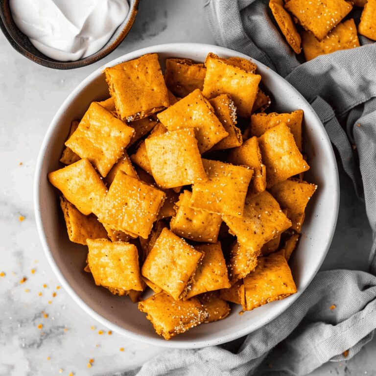 Crispy Homemade Cheez Its Recipe