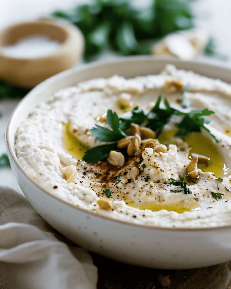 Roasted Cauliflower Hummus Recipe